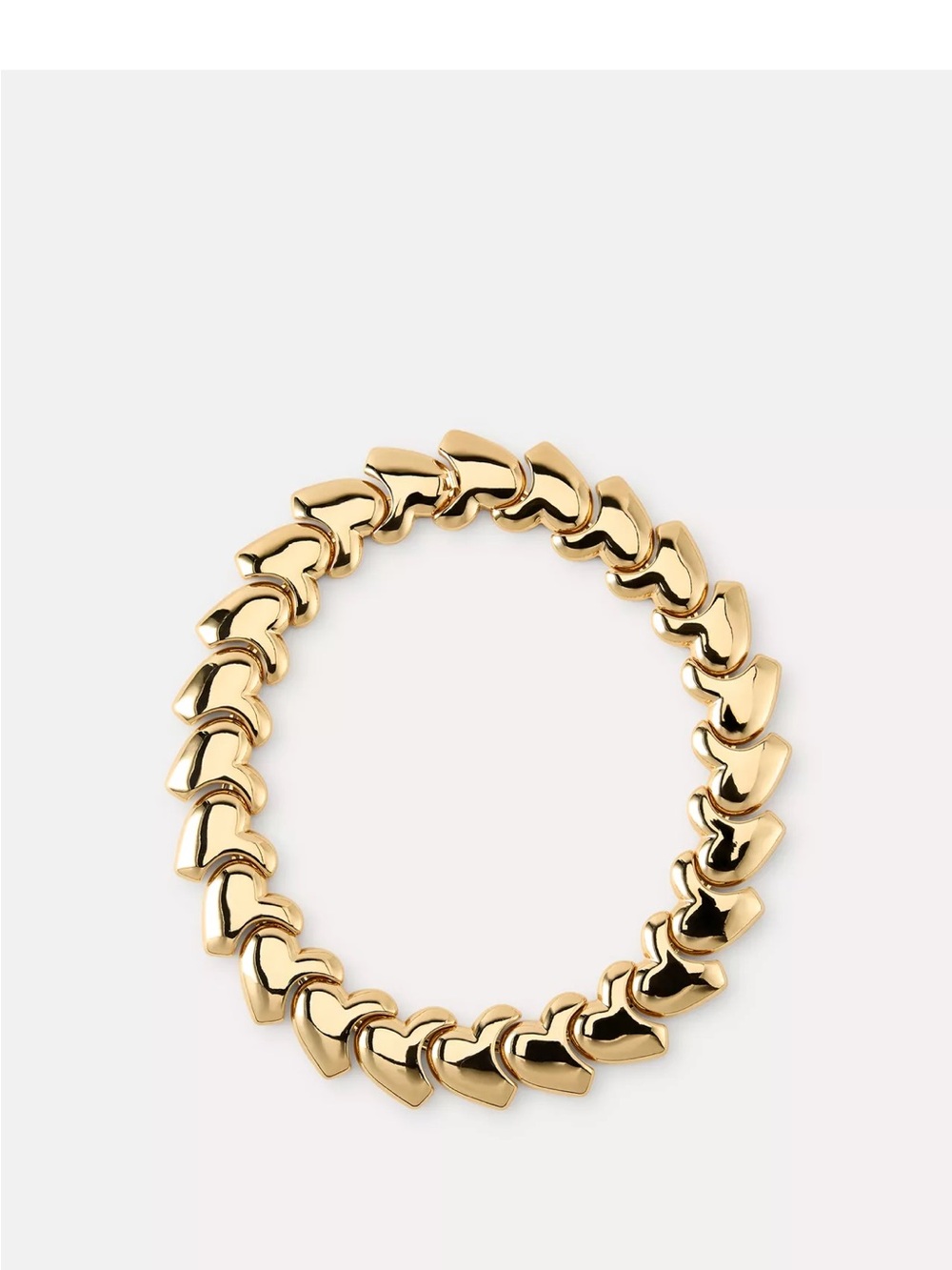ZARA NWOT Gold Heart-Link necklace - Women Jewelry